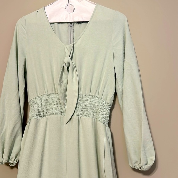 Mid sleeve wide leg jumpsuit - Picture 2 of 4